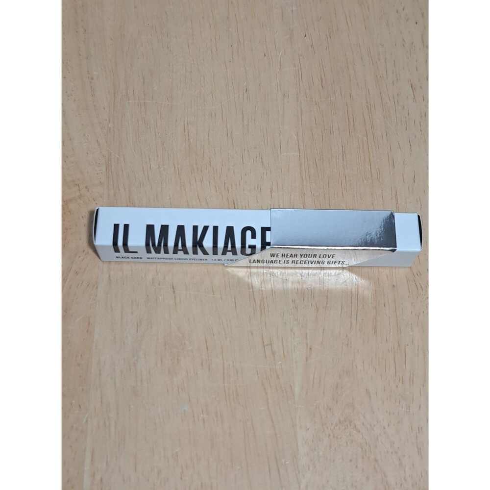 NEW IL Makiage Black Card Liquid Eyeliner Ultra-Black Waterproof 0.05 fl oz